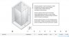 New Trendy Eventa Black Chrome kabina prysznicowa prostokątna 100x80x200 cm prawa przejrzyste czarny połysk EXK-6188